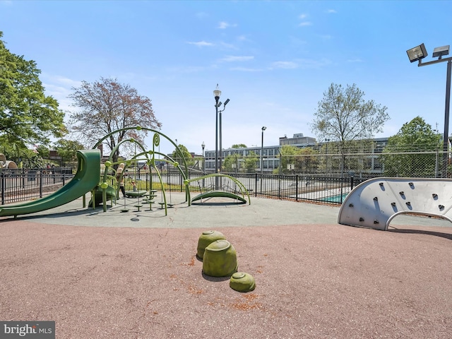 3137 18th St NE, Washington, DC 20018 - community playground with fence