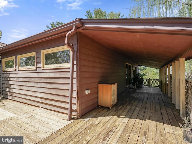 3137 18th St NE, Washington, DC 20018 - view of wooden terrace