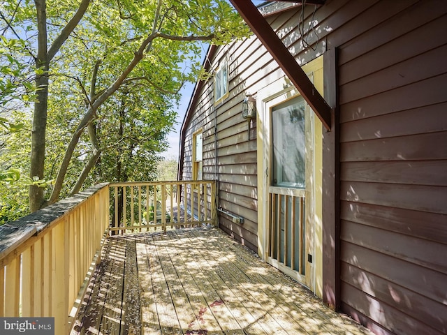 3137 18th St NE, Washington, DC 20018 - view of wooden terrace