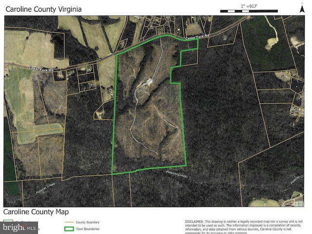 Cedar Fork Rd, Ruther Glen VA, 22546 land for sale