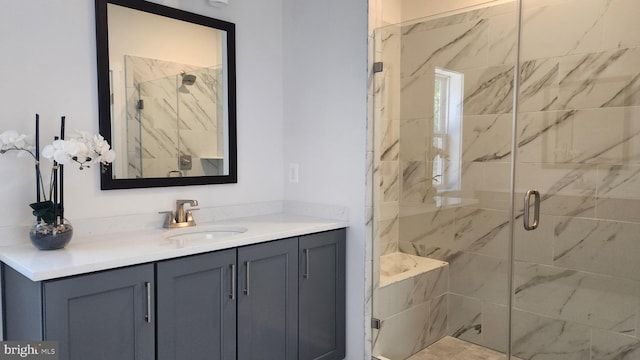 00 Sadie, Arnold, MD 21012 - bathroom featuring a stall shower and vanity