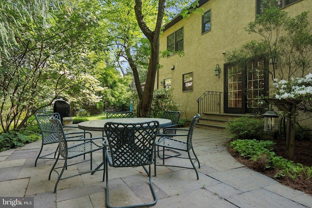 view of patio / terrace with outdoor dining area