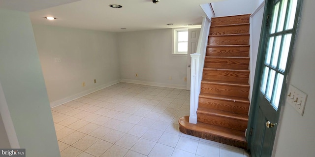 view of tiled empty room