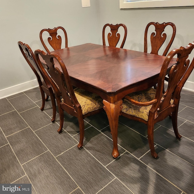 view of dining area