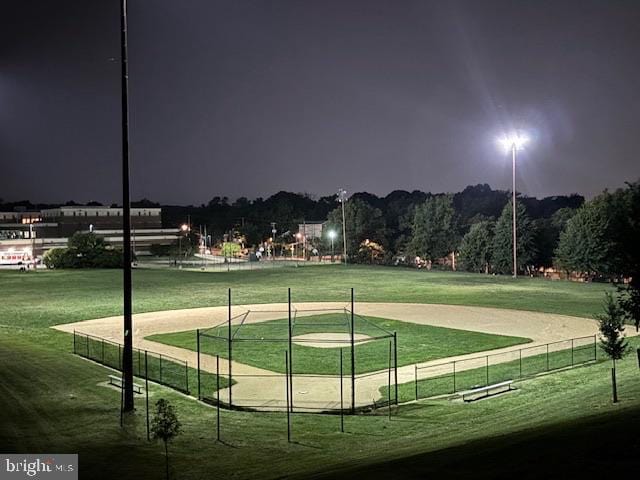 surrounding community with a lawn