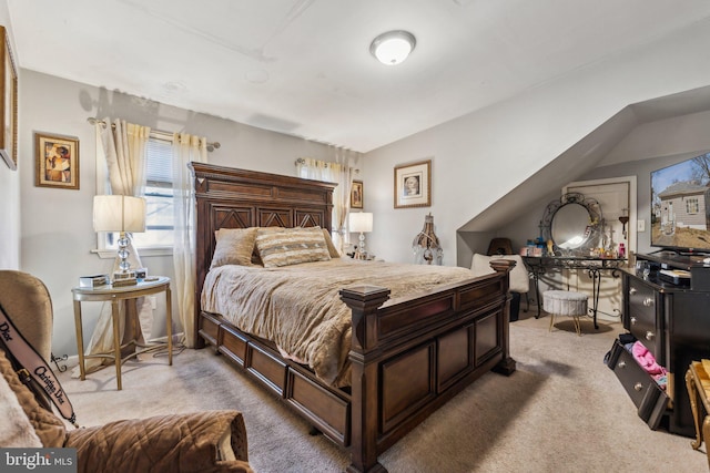 bedroom with carpet floors