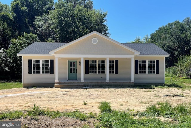 view of front of property