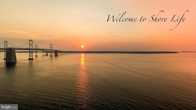 122 3rd St, Crumpton, MD 21628 - water view with a notable bridge
