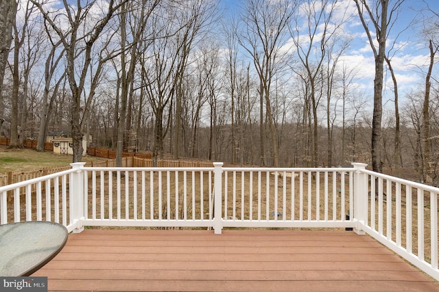 view of deck