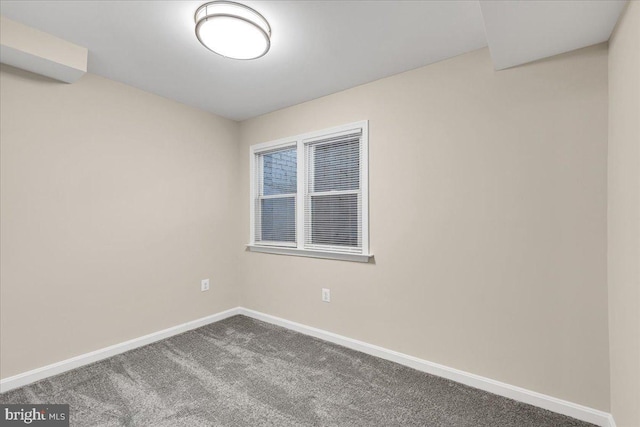 empty room with carpet floors