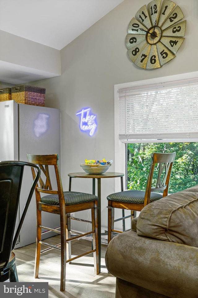 view of dining room