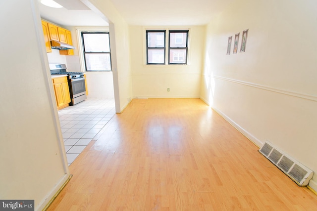 interior space featuring light hardwood / wood-style flooring