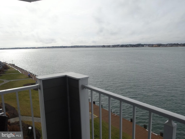 view of water feature