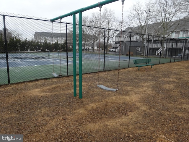 view of sport court