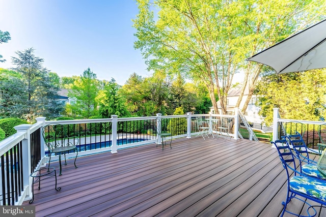 10002 Woodrow St, Vienna, VA 22181 - view of deck