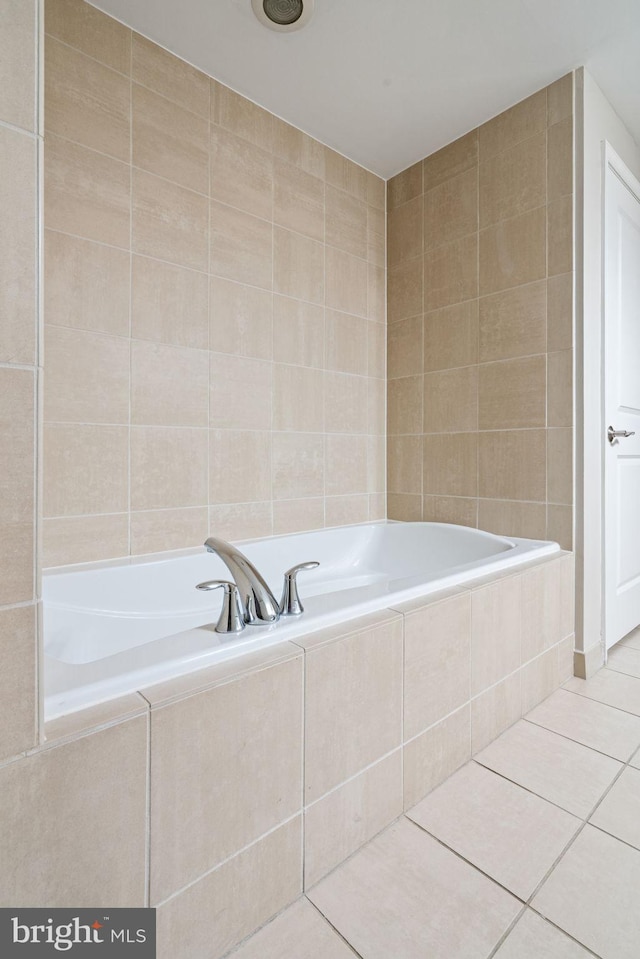 11990 Market St Unit 1311, Reston, VA 20190 - bathroom featuring a bath and tile patterned flooring