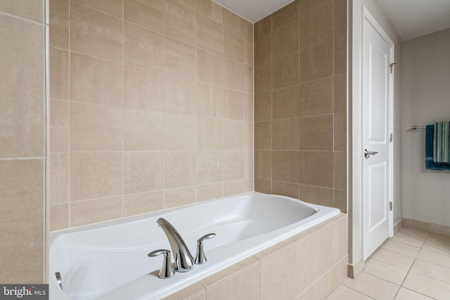 11990 Market St Unit 1311, Reston, VA 20190 - full bathroom with a bath and tile patterned flooring