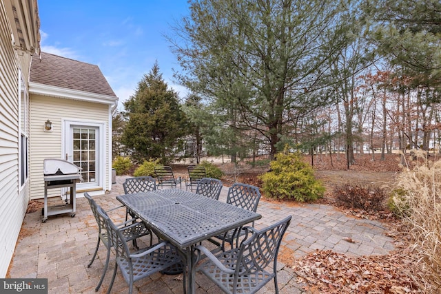 view of patio / terrace featuring grilling area