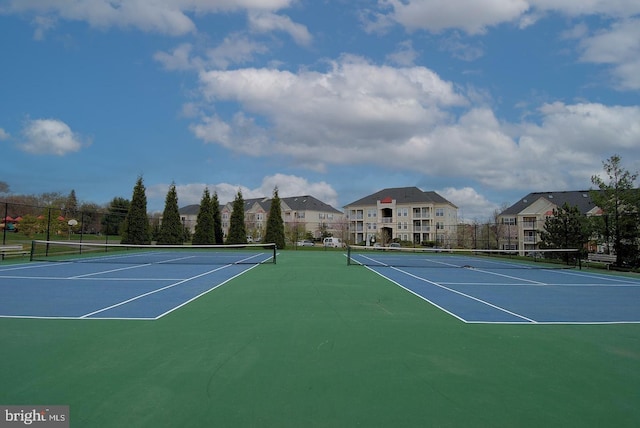 view of sport court