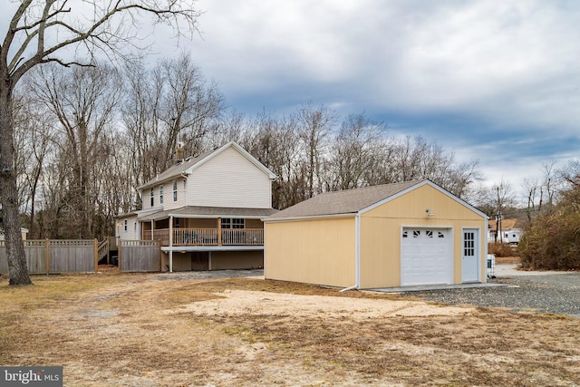 exterior space with covered porch