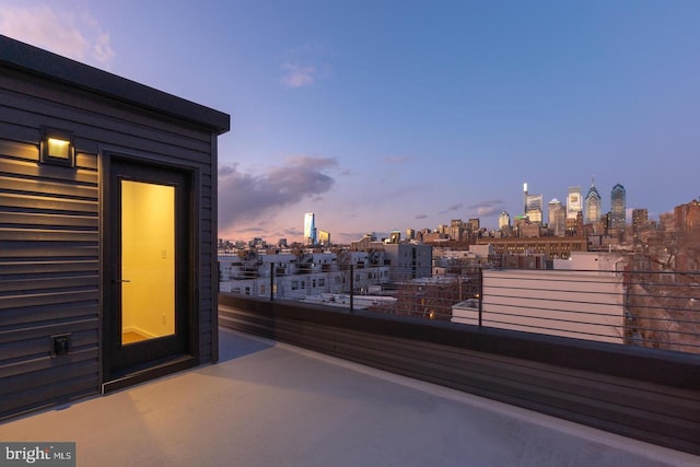 exterior space featuring a balcony