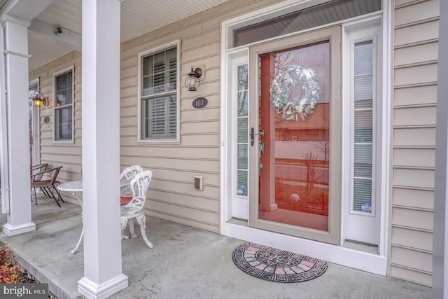 103 Candor Ln, Dover, DE 19901 - property entrance with covered porch