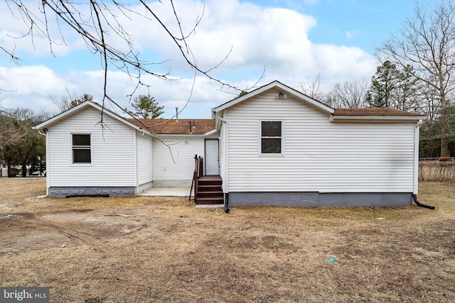 view of rear view of house