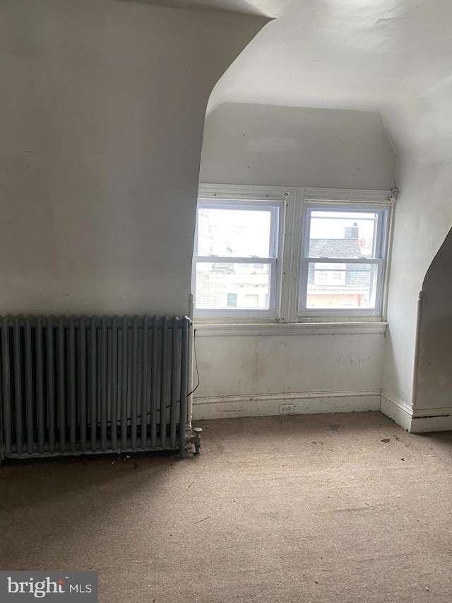 bonus room with radiator