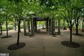 view of community featuring a gazebo