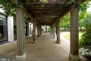 view of horse barn