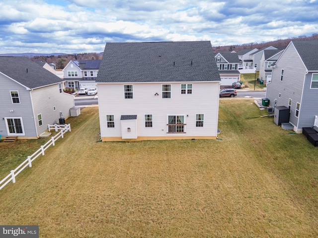 exterior space featuring a yard