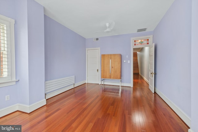 unfurnished bedroom featuring wood-type flooring