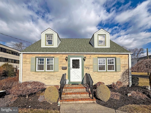 view of cape cod-style house