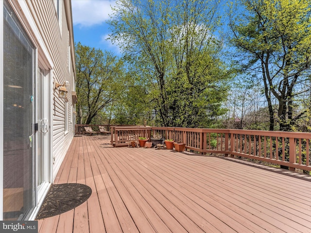 view of deck