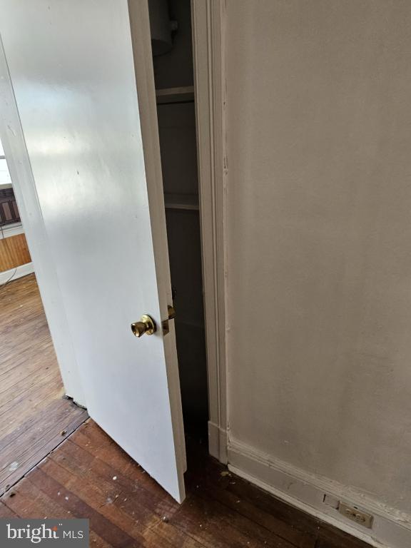 interior space featuring hardwood / wood-style floors