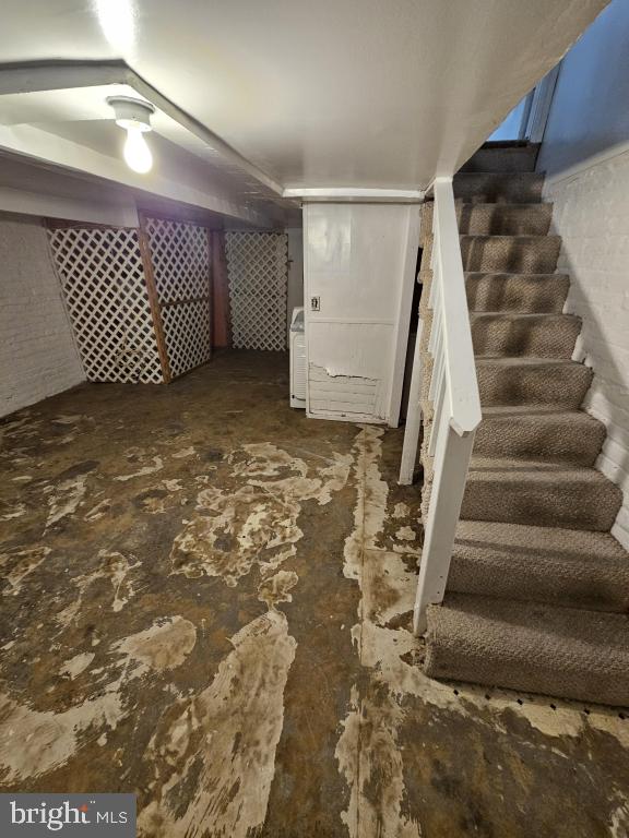 view of basement