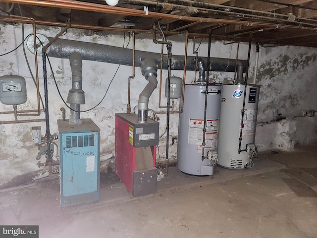 utilities featuring water heater