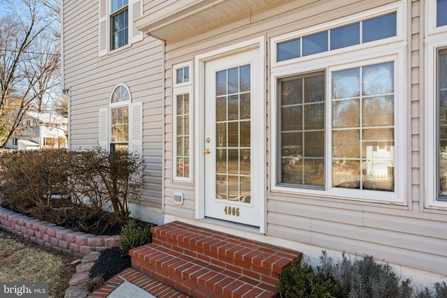 view of entrance to property