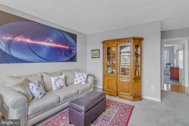 3 Ingram Bay Dr, Heathsville, VA 22473 - living area featuring carpet flooring and baseboards