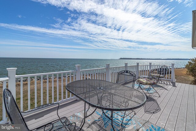 3 Ingram Bay Dr, Heathsville, VA 22473 - wooden deck featuring a water view