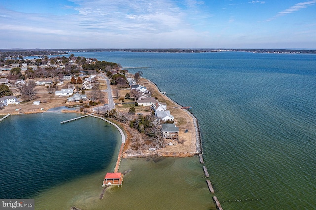 3 Ingram Bay Dr, Heathsville, VA 22473 - birds eye view of property with a water view