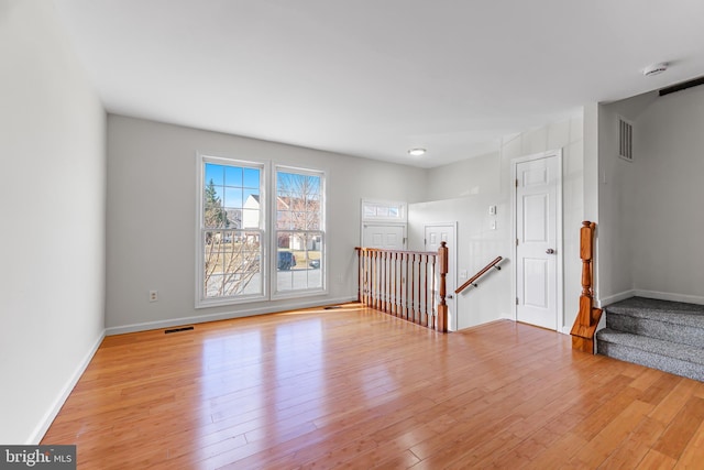 entryway featuring light hardwood / wood-style floors