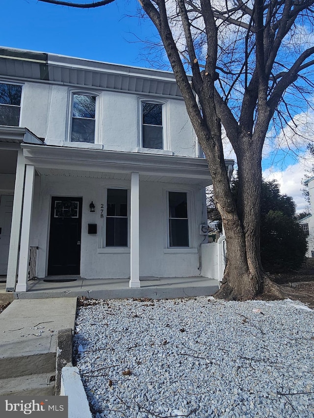 view of front of house with a porch