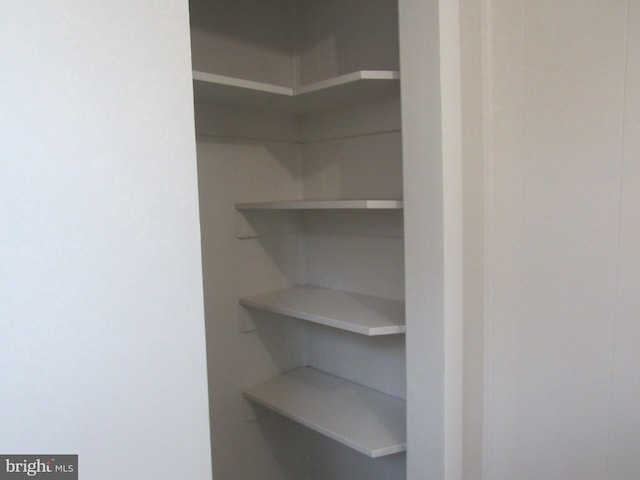 view of closet