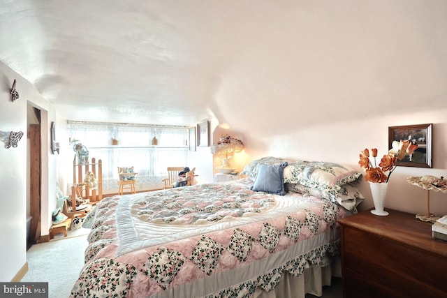 bedroom featuring carpet floors