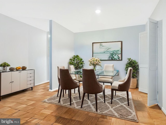 dining room with baseboards