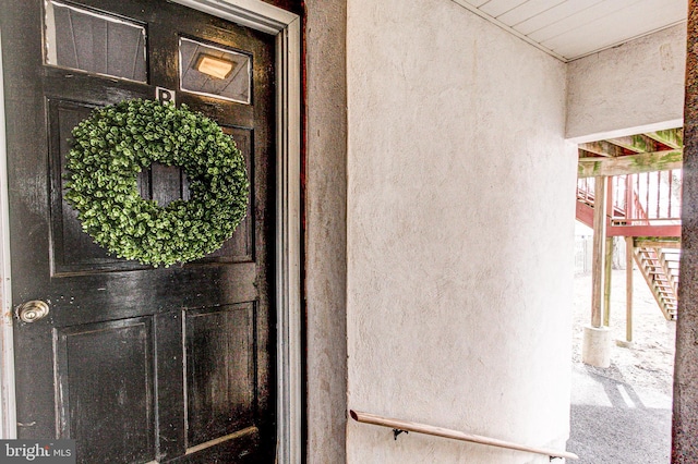 view of entrance to property