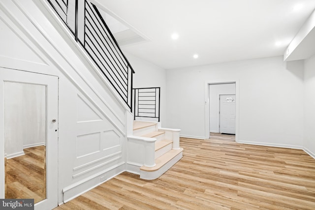 interior space with wood-type flooring