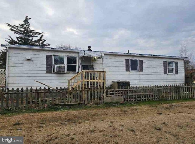 view of rear view of property