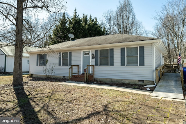 view of front of property